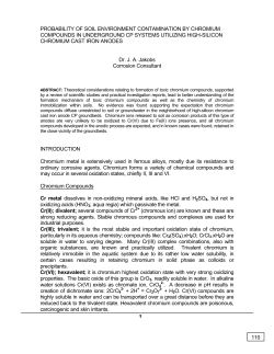 HSCI and the Environment