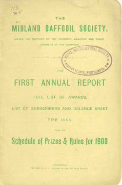 1 - The Northern Group of the Daffodil Society