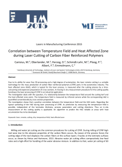Correlation between Temperature Field and Heat Affected Zone