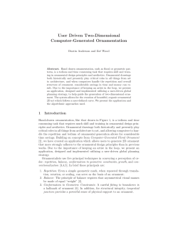 User Driven Two-Dimensional Computer