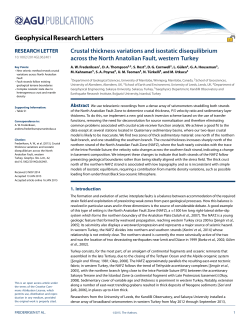 Crustal thickness variations and isostatic disequilibrium across the