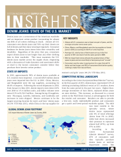 denim jeans: state of the us market