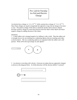 lab 4 Electric Charge