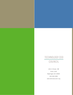A Healthy System - Technology CEO Council