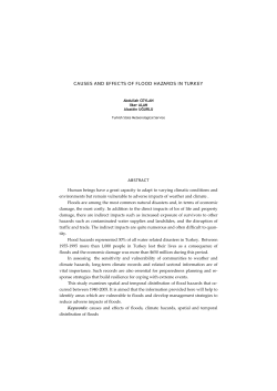 105. causes and effects of flood hazards in turkey