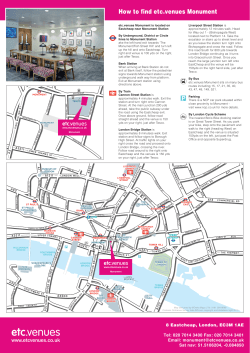 Directions - etc.venues