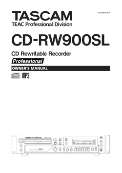 CD-RW900SL