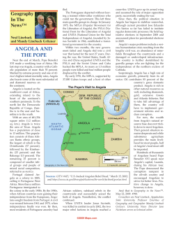 angola and the pope