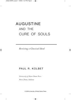 augustine - University of Notre Dame