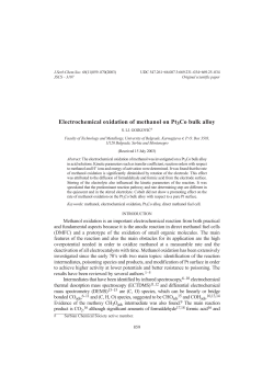 Electrochemical oxidation of methanol on Pt3Co bulk alloy