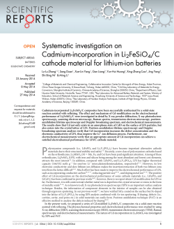 Systematic investigation on Cadmium-incorporation