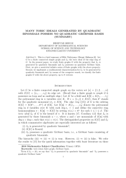 MANY TORIC IDEALS GENERATED BY QUADRATIC BINOMIALS
