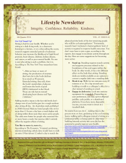 Lifestyle Newsletter - Compass Capital Management, LLC
