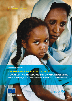 towards the abandonment of FGM/C in five African countries