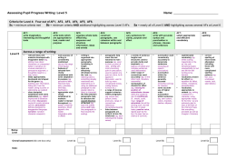 New APP Writing Grid – Level 5