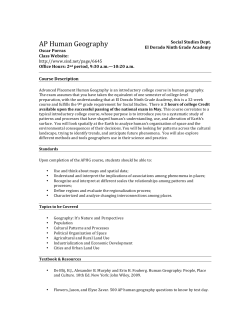 AP Human Geography