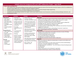 (CCI) and E=MC2 Collaborative Project &ndash; Logic Model