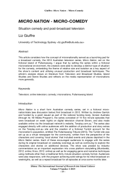 Micro Nation &ndash; Micro-Comedy