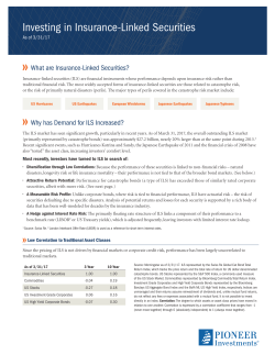 Investing in Insurance-Linked Securities