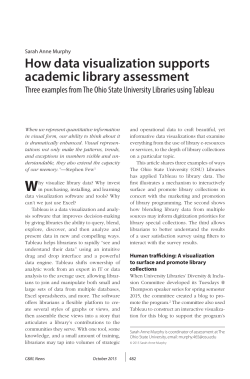 How data visualization supports academic library assessment