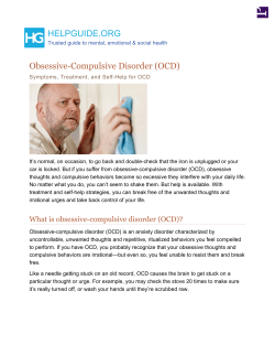 Obsessive-Compulsive Disorder (OCD)