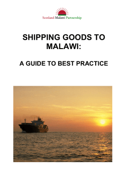 Shipping Best Practice Guide