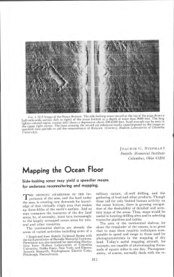 Mapping the Ocean Floor