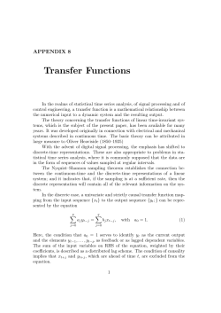 8.A Transfer functions