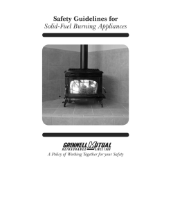 Safety Guideline for Solid-Fuel Burning Appliances