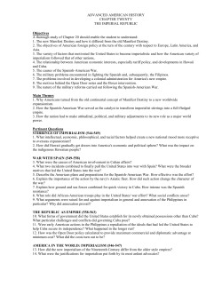 ADVANCED AMERICAN HISTORY CHAPTER TWENTY THE