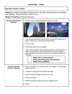 Lesson Plan - Cities