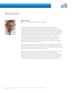 Biography - Citi.com