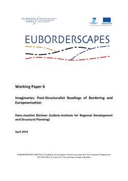 Imaginaries: Post-Structuralist Readings of