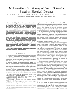 Multi-Attribute Partitioning of Power Networks Based on Electrical
