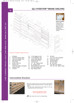 qls hydestor&trade; brand shelving 32