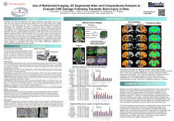 Use of Multimodal Imaging, 3D Segmented Atlas and Computational
