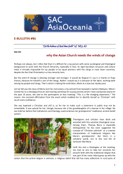 Issue 86 - Union of Catholic Apostolate