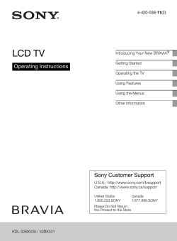 LCD TV - HDTV Solutions