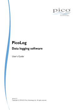 PicoLog User`s Guide