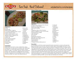 Sriracha Shrimp Tostada Ingredients: Water 32 Ounces Kosher salt