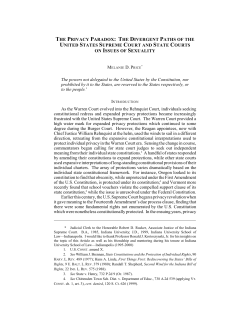 THE PRIVACY PARADOX - Robert H. McKinney School of Law