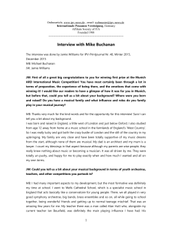 First of all a great big congratulations to you for winning first prize at