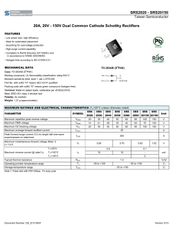 SRS2020 Datasheet - Taiwan Semiconductor