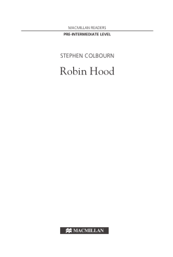 Robin Hood - Macmillan Education eBooks