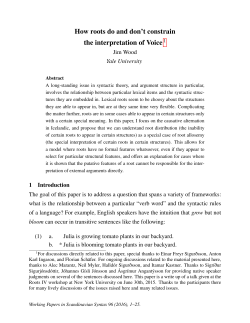 Jim Wood How roots do and don`t constrain the