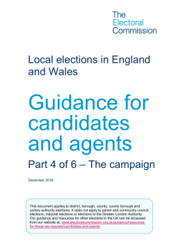 Part 1 Can you stand for election LGEW