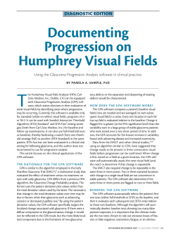 Documenting Progression on Humphrey Visual Fields