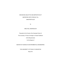 ENHANCING SELECTIVE DECOMPOSITION OF IBUPROFEN
