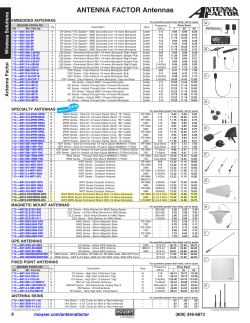 ANTENNA FACTOR Antennas