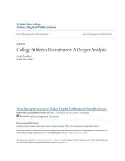 College Athletics Recruitment: A Deeper Analysis
